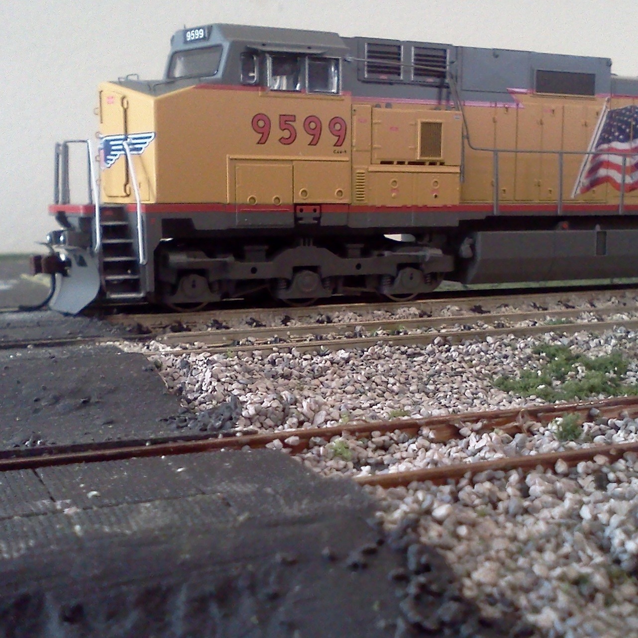 A model train.